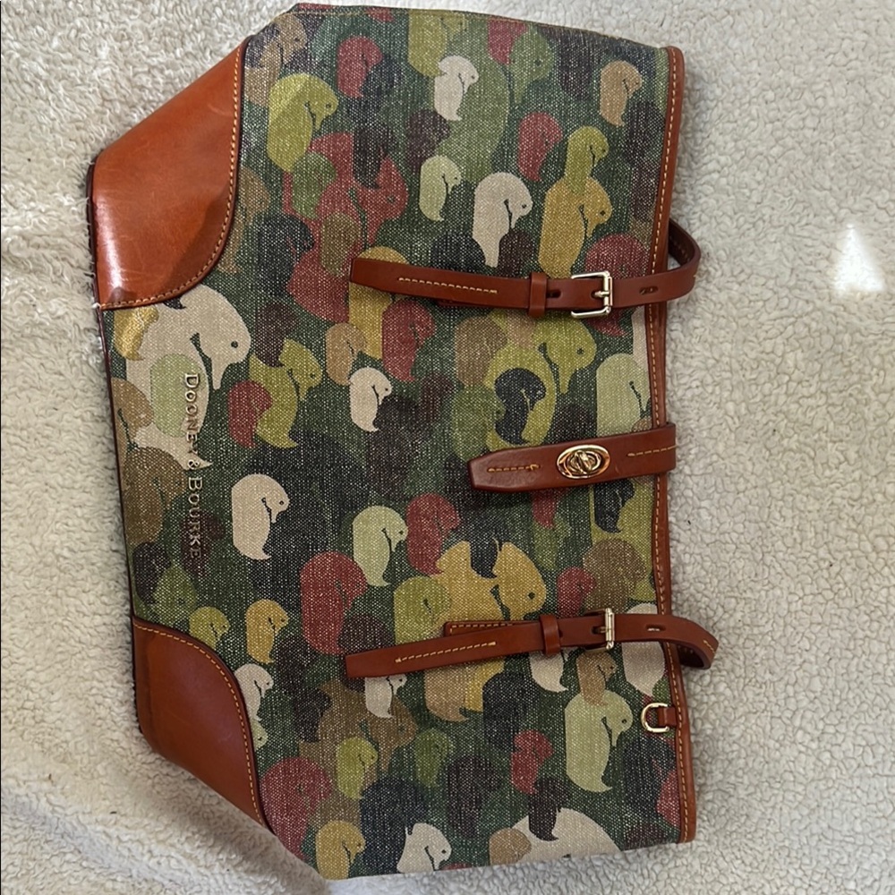 Dooney & Bourke Multicolor Camouflage Tote